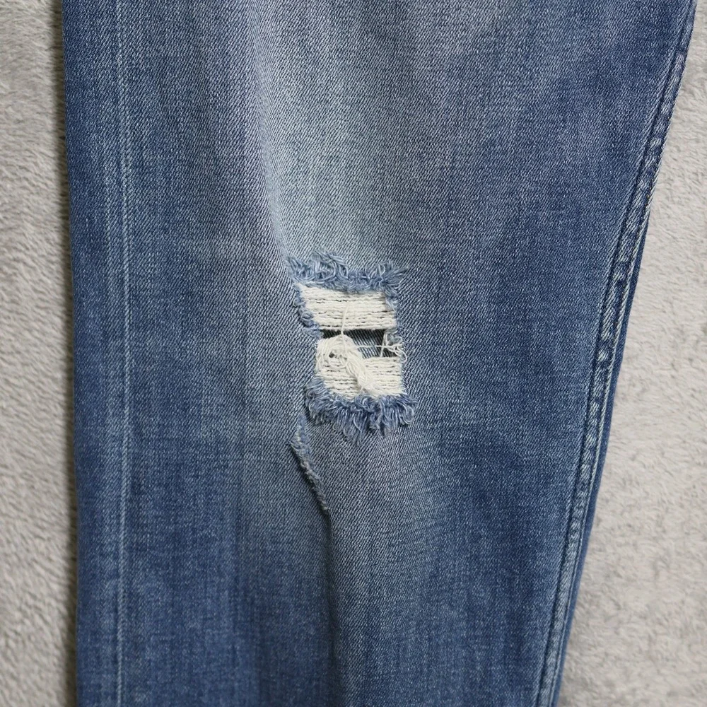 rag & bone Jeans Mens 38x32.5 Blue Fit 2 Slim Palisades Distressed Denim Whisker